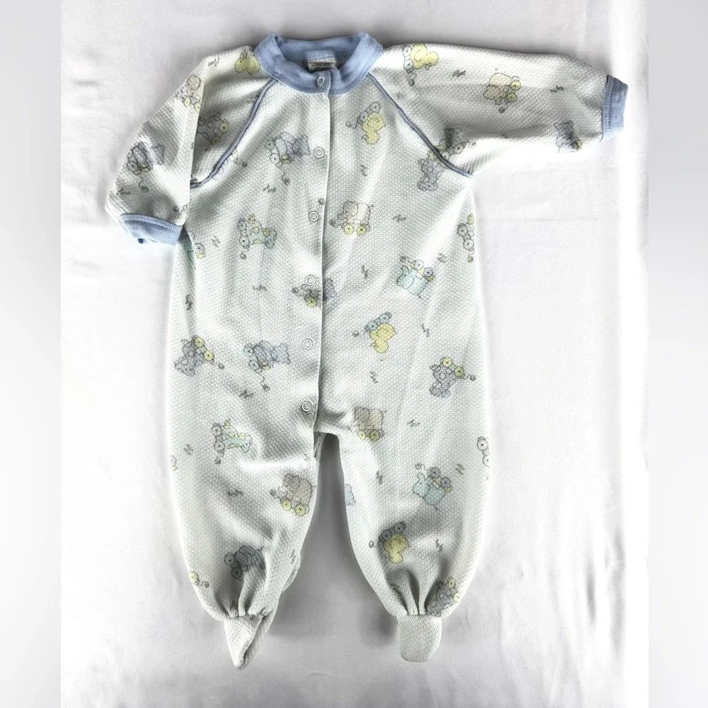 Vintage Baby Sleeper with Animals